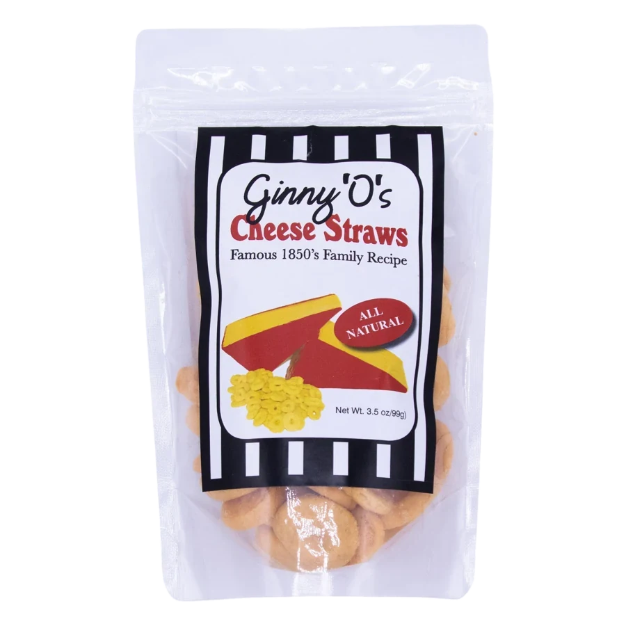 Ginny O's Original cheese straws, 3.5 oz bag